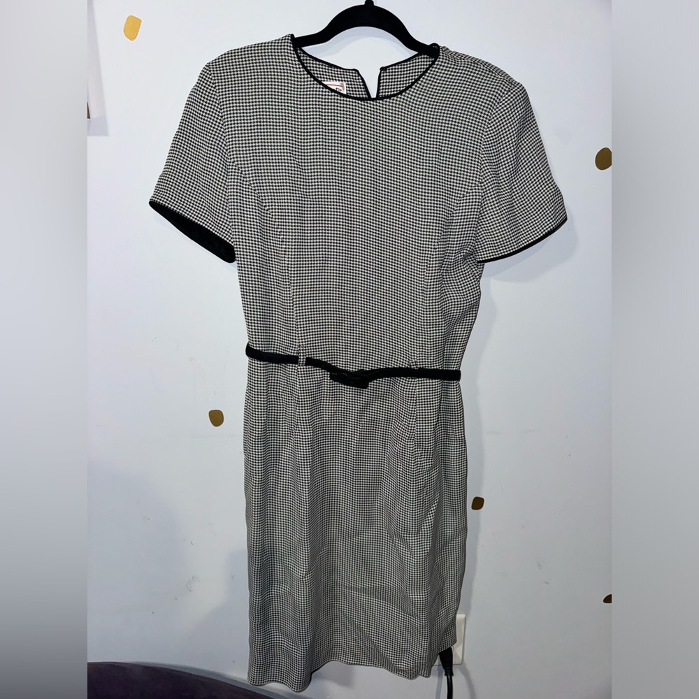 Talbots Houndstooth Dress